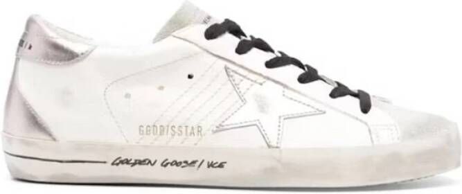 Golden Goose Witte Sneakers met Metalen Details White Dames