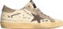 Golden Goose Witte Sneakers Distressed Design Slogan Print Beige Dames - Thumbnail 25