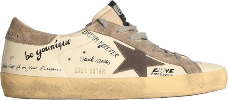 Golden Goose Witte Sneakers met Stella Logo White Heren