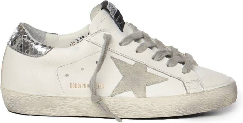 Golden Goose Witte Sneakers met Sterapplicatie White Dames