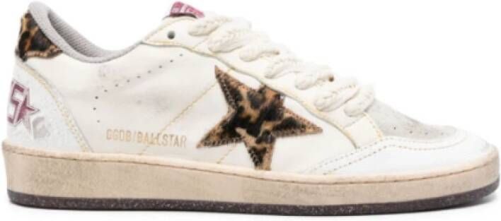 Golden Goose Witte Sneakers met Sterdetail White Dames