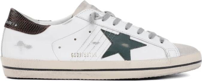 Golden Goose Witte Sneakers met Uniek Design White Heren