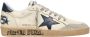 Golden Goose Leren Veterschoenen Platte Rubberen Zool White Heren - Thumbnail 1