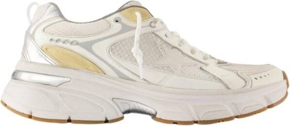 Golden Goose Witte Sneakers Synthetisch Leer Ronde Neus White Heren