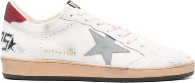 Golden Goose Iconische ster leren sneakers met suède Beige Heren