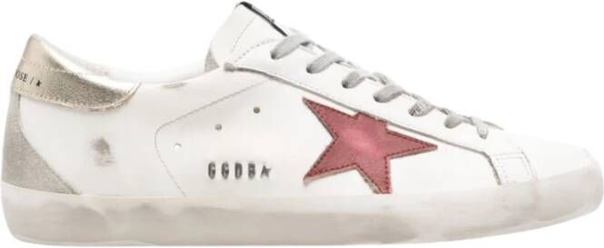 Golden Goose Klassieke Witte Super Star Sneakers White Heren