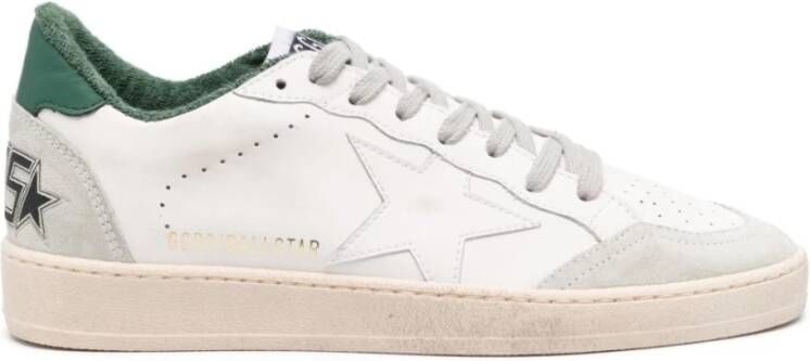 Golden Goose Sneakers van gebruikt-effect leer met contrasterende details White Heren