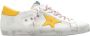 Golden Goose Mesh Sneakers Distressed Finish Wit Geel White Heren - Thumbnail 10