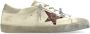 Golden Goose Sneakers Super-Star Met Lijst Gedrukte Ster Geborduurd Beige Heren - Thumbnail 2