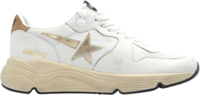 Golden Goose Low-Top Sneakers Leather Distressed Effect Sneakers in wit