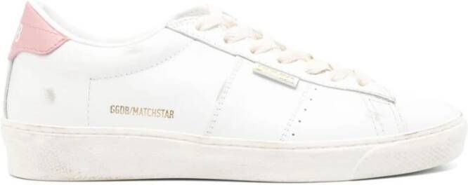 Golden Goose Witte Leren Sneakers Vintage Stijl White Dames