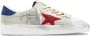 Golden Goose Leren Stardan Sneakers Ivoor Rood Blauw Multicolor Heren - Thumbnail 2