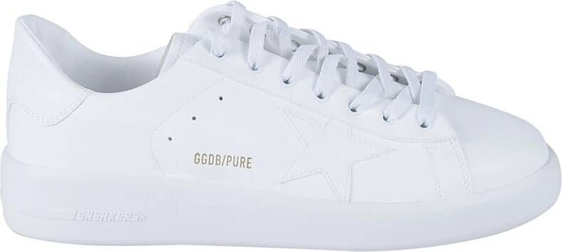 Golden Goose Witte Ster Patch Sneakers White Heren