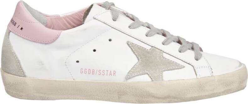 Golden Goose Sneakers met versleten effect en sterrenlogo Beige Dames