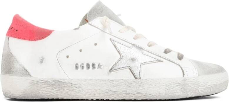 Golden Goose Witte Superstar Sneakers Multicolor Dames