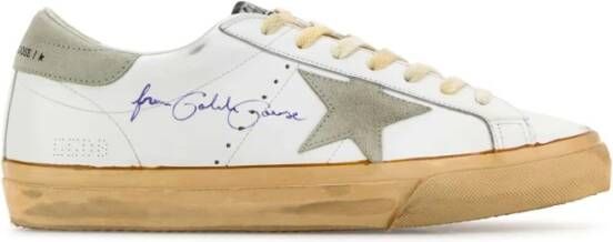 Golden Goose Sneakers Super Star High Foxing Vce Sole White Heren