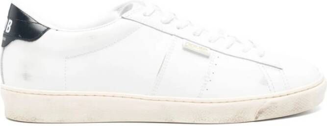 Golden Goose Witte Veterschoenen met Merkhiel White Heren