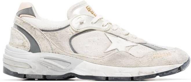 Golden Goose Witte Zilveren Hardloopschoenen White Heren