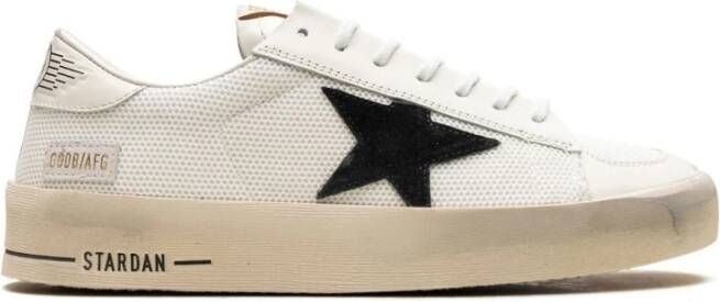 Golden Goose Witte Zwarte Stardan Sneakers White Heren