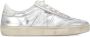 Golden Goose Zilveren Leren Sneakers met Logodetails Gray Dames - Thumbnail 1