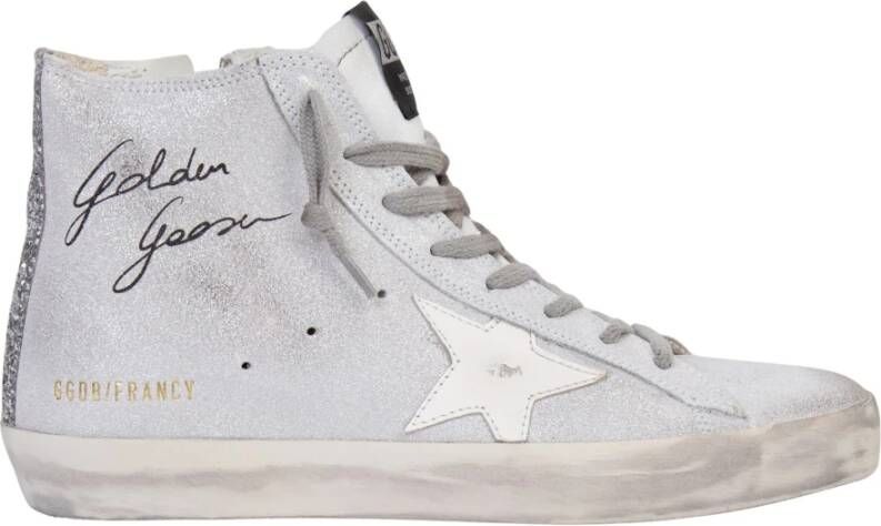 Golden Goose Zilveren Platte Schoenen Elegante Stijl Gray Dames