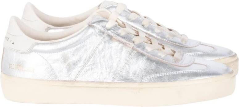 Golden Goose Zilveren Soul Star Gelamineerde Sneakers Gray Dames