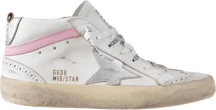 Golden Goose Zilveren Ster Klassieke Sneakers White Dames