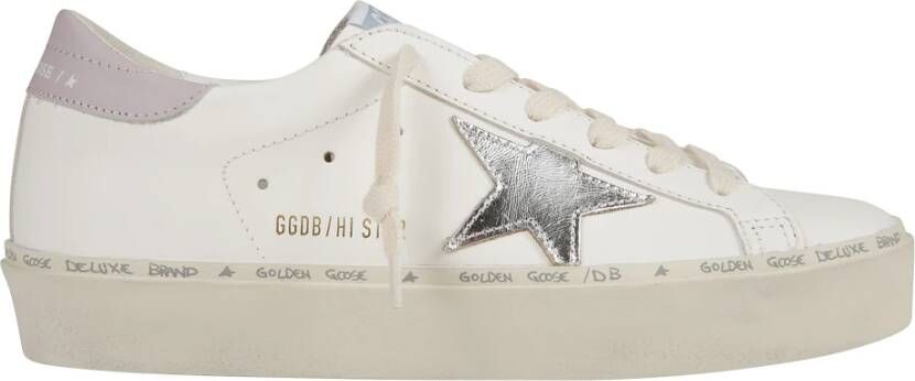 Golden Goose Zilveren Ster Sneakers White Dames