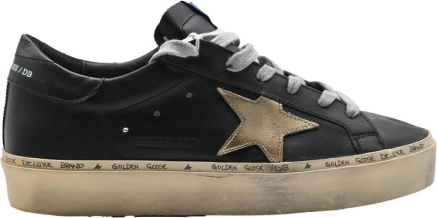 Golden Goose Zwart en Goud Sneakers Black Heren