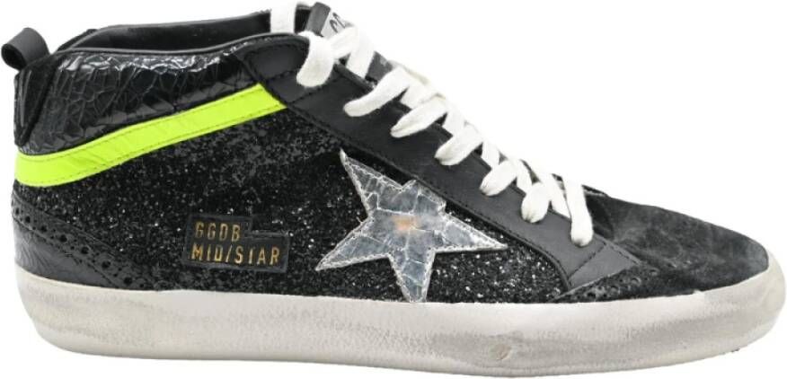 Golden Goose Zwart Fluo Midstar Sneakers Black Dames