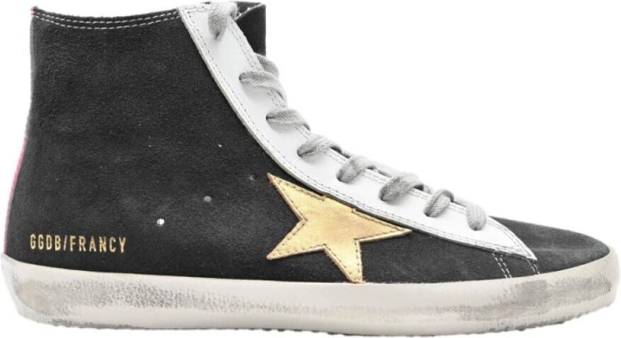 Golden Goose Zwart-Goud Francy Sneakers Black Dames