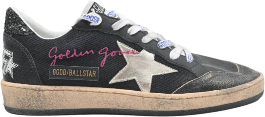 Golden Goose Zwart Goud Ster Sneakers Black Dames