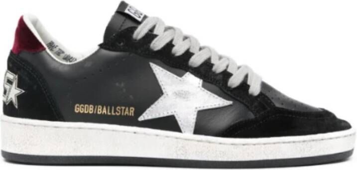 Golden Goose Zwart Multicolor Leren Sneakers Ster Stijl Black Dames