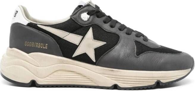 Golden Goose Zwarte Chunky Sneakers met Sterrenpatch Black Heren