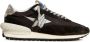 Golden Goose Zwarte Stof Suède Hardloop Marathon Sneakers Black Heren - Thumbnail 10