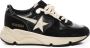 Golden Goose Zwarte hardloopsneakers met leren ster Black Dames - Thumbnail 1