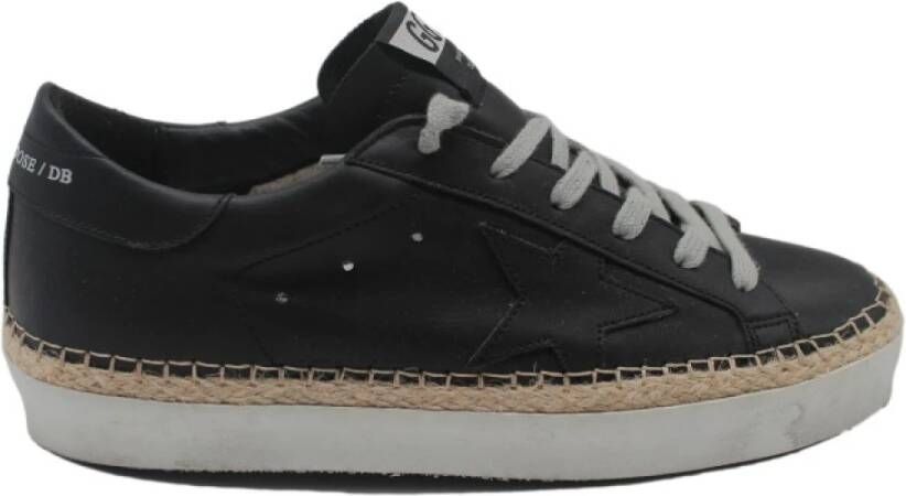 Golden Goose Zwarte Hi Star Sneakers Black Heren