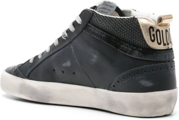 Golden Goose Zwarte Kalfsleren Sneakers Black Dames