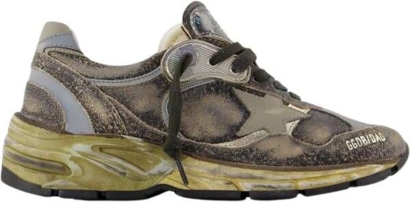 Golden Goose Zwarte Leren Dad Sneakers Multicolor Dames