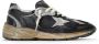 Golden Goose Zwarte Logo Sneaker Leer Stof Rubber Black Heren - Thumbnail 1