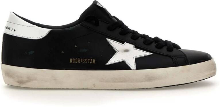 Golden Goose Scarpa Donna Super-Star Leather Upper Shiny Leather Star AND Heel