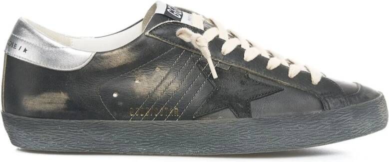 Golden Goose Zwarte Sneakers Dubbele Teen Stijl Black Heren