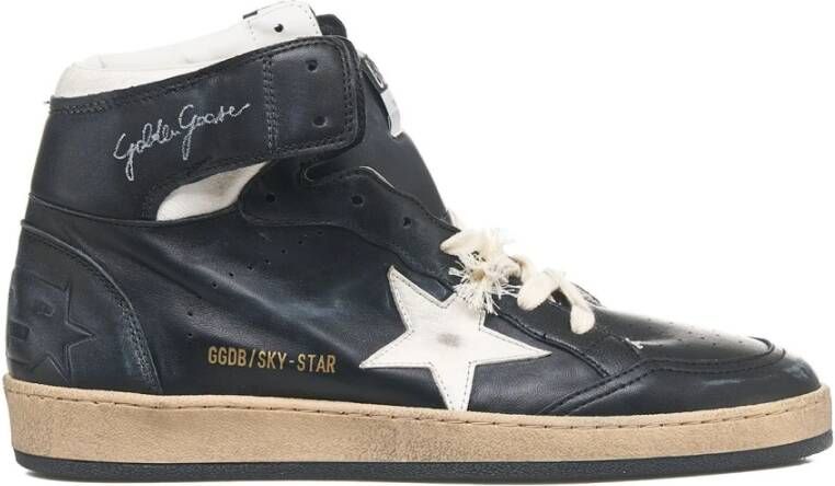 Golden Goose Zwarte Sneakers voor Mannen Aw24 Black Heren