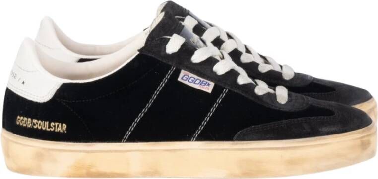 Golden Goose Zwarte Soul Star Leren Sneakers Black Dames