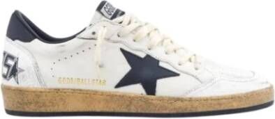 Golden Goose Zwarte Ster Leren Sneakers White Dames