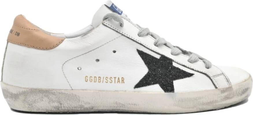 Golden Goose Zwarte Ster Superstar Sneakers White Dames