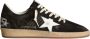 Golden Goose Zwarte Leren Sneakers met Sterdetail Black Heren - Thumbnail 1