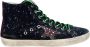 Golden Goose Zwarte Suède High Top Sneakers Black Dames - Thumbnail 1