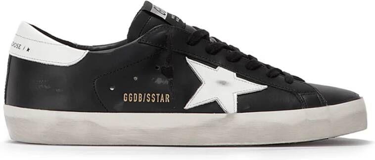 Golden Goose Scarpa Donna Super-Star Leather Upper Shiny Leather Star AND Heel