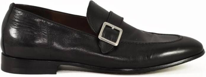 Green George Leren Schoenen 100% Leren Zool Black Heren